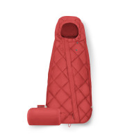 Cybex Snogga Mini 2 - uniwersalny całoroczny śpiworek do fotelika samochodowego dla niemowląt, TOG 4, wypełnienie 3M Thinsulate z recyklingu • Hibiscus Red