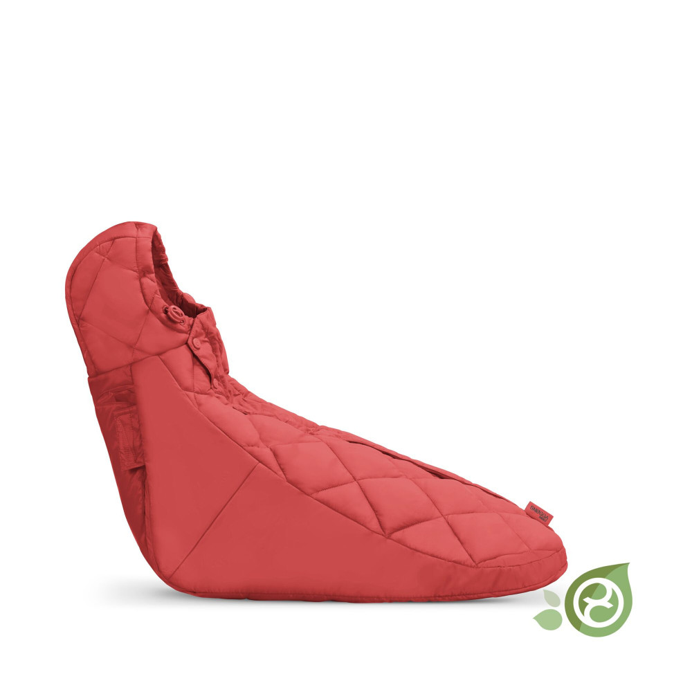 Cybex Snogga Mini 2 - uniwersalny całoroczny śpiworek do fotelika samochodowego dla niemowląt, TOG 4, wypełnienie 3M Thinsulate z recyklingu • Hibiscus Red