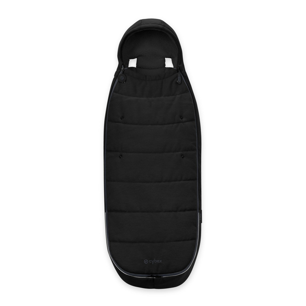 Cybex Śpiworek Gold - ciepły śpiworek do wózków Cybex Gold z polarową podszewką, wodoodporny, TOG 5, od 6 miesięcy do 3 lat • Black