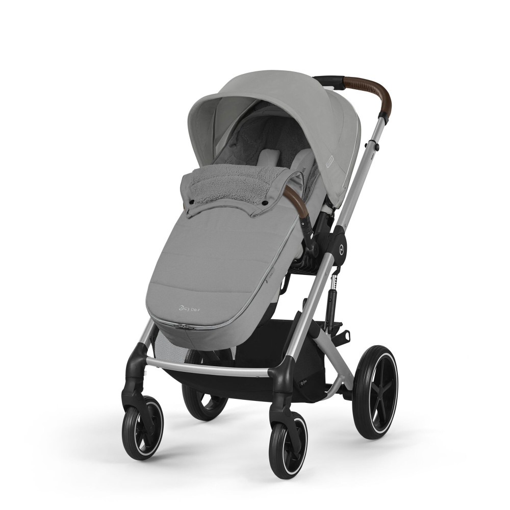 Cybex Śpiworek Gold - ciepły śpiworek do wózków Cybex Gold z polarową podszewką, wodoodporny, TOG 5, od 6 miesięcy do 3 lat • Grey
