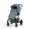 Cybex Śpiworek Gold - ciepły śpiworek do wózków Cybex Gold z polarową podszewką, wodoodporny, TOG 5, od 6 miesięcy do 3 lat • Stormy Blue