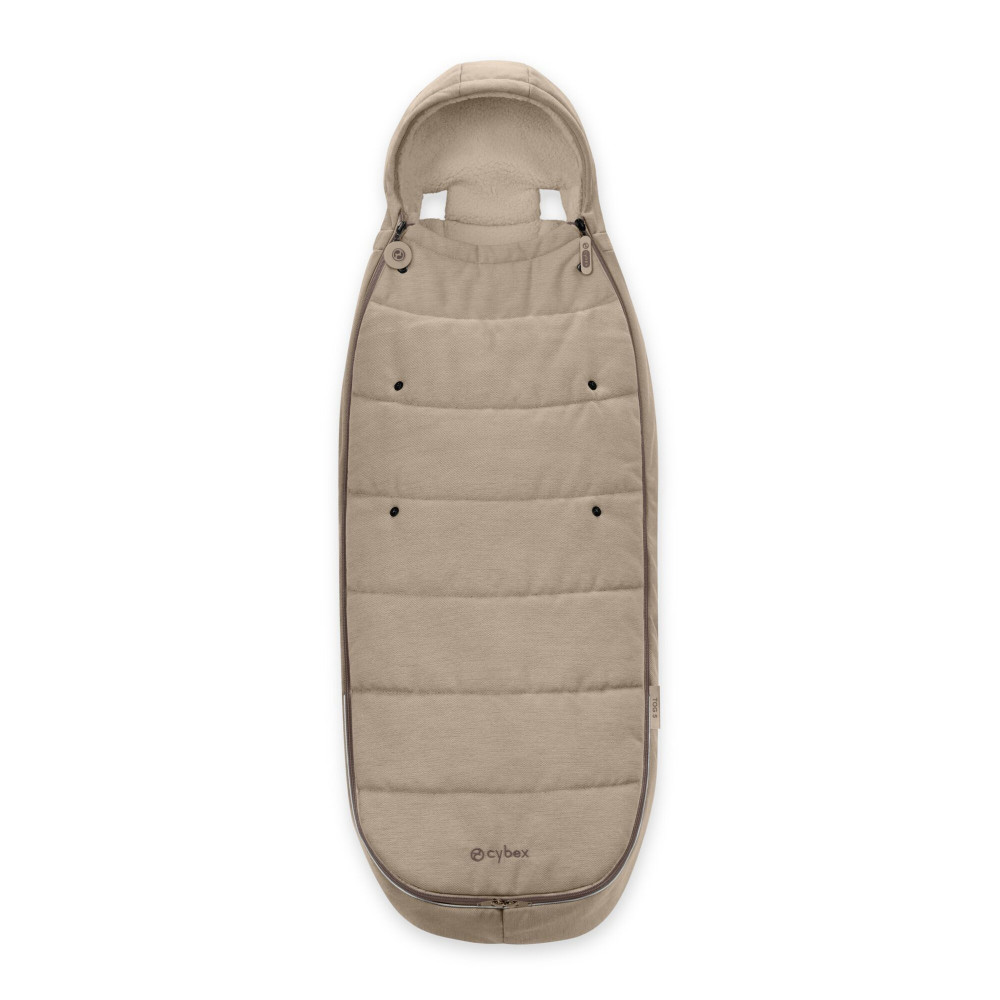 Cybex Śpiworek Gold - ciepły śpiworek do wózków Cybex Gold z polarową podszewką, wodoodporny, TOG 5, od 6 miesięcy do 3 lat • Beige