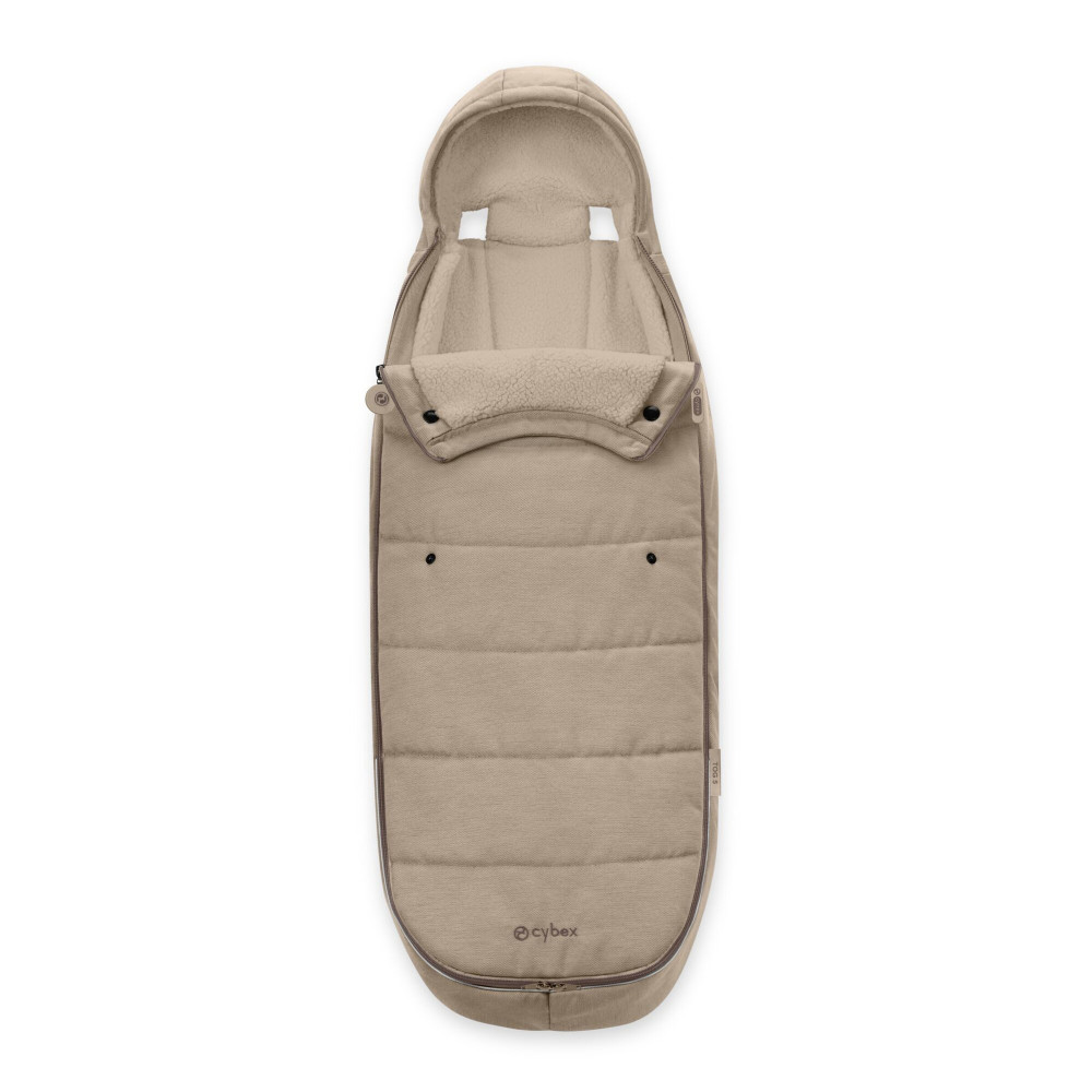 Cybex Śpiworek Gold - ciepły śpiworek do wózków Cybex Gold z polarową podszewką, wodoodporny, TOG 5, od 6 miesięcy do 3 lat • Beige