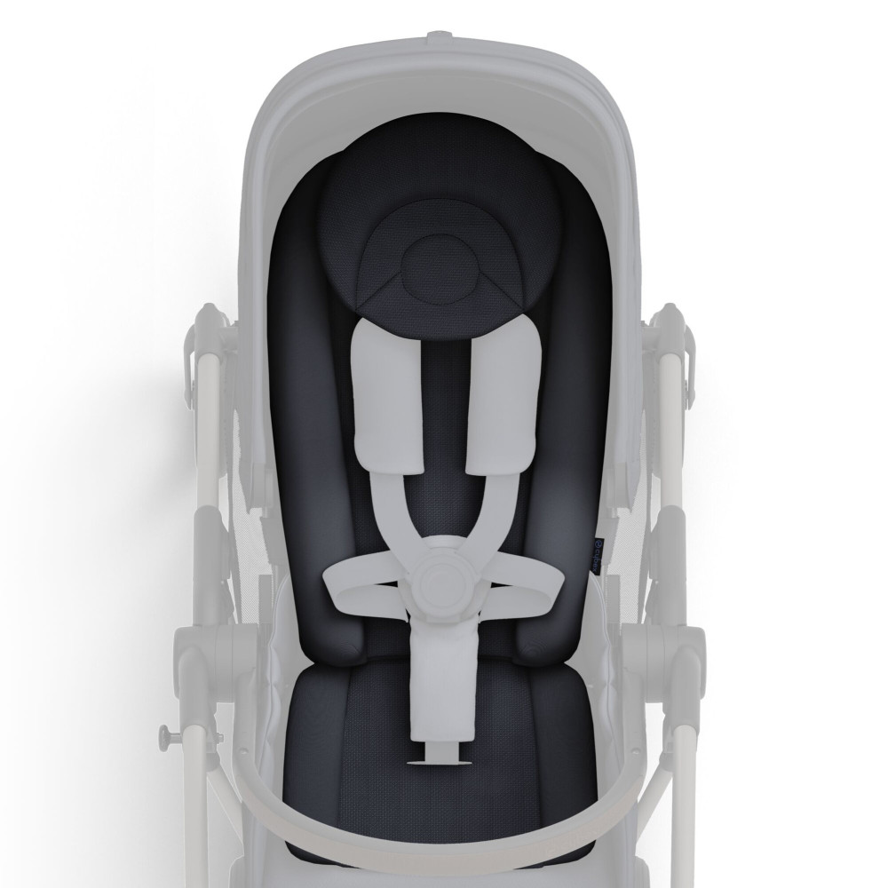 Cybex Newborn Nest - kokon niemowlęcy do wózków z pełnym odchyleniem, z poduszką pod głowę i oddychającą siatką • Navy