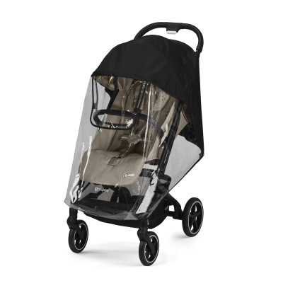 Cybex Beezy Folia Przeciwdeszczowa - przezroczysta osłona dla wózka Beezy, chroni przed wiatrem i deszczem • Transparent