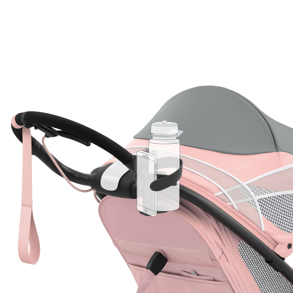 Cybex Uchwyt na Kubek 2 w 1 - na butelkę z wodą i smartfon, do wybranych wózków Cybex • Black