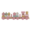 Little Dutch - drewniany pociąg z klockami FSC (LD7354) • Fairy Garden