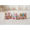 Little Dutch - drewniany pociąg z klockami FSC (LD7354) • Fairy Garden