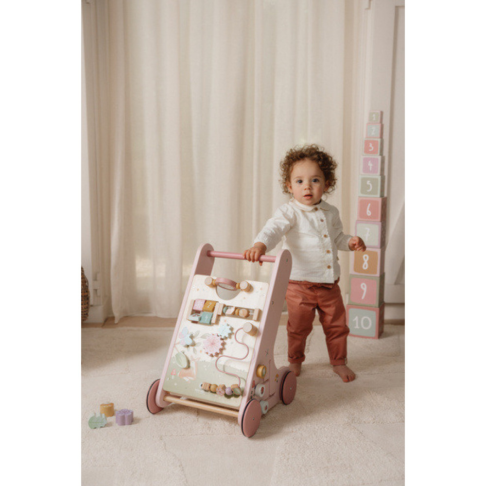 Little Dutch - drewniany chodzik edukacyjny Fairy Garden FSC (LD7332) • 12mc+