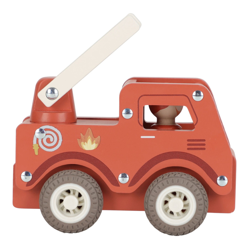 Little Dutch - samochód strażacki z drabiną i figurką FSC (LD2528) • 18mc+