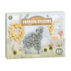 Little Dutch - zestaw do wyklejania pomponami Safari Friends (126919) • 3 lata+