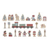 Little Dutch - kalendarz adwentowy z drewnianym pociągiem w walizeczce FSC (LD4880) • 2+