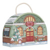 Little Dutch - kalendarz adwentowy z drewnianym pociągiem w walizeczce FSC (LD4880) • 2+
