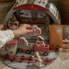 Little Dutch - kalendarz adwentowy z drewnianym pociągiem w walizeczce FSC (LD4880) • 2+