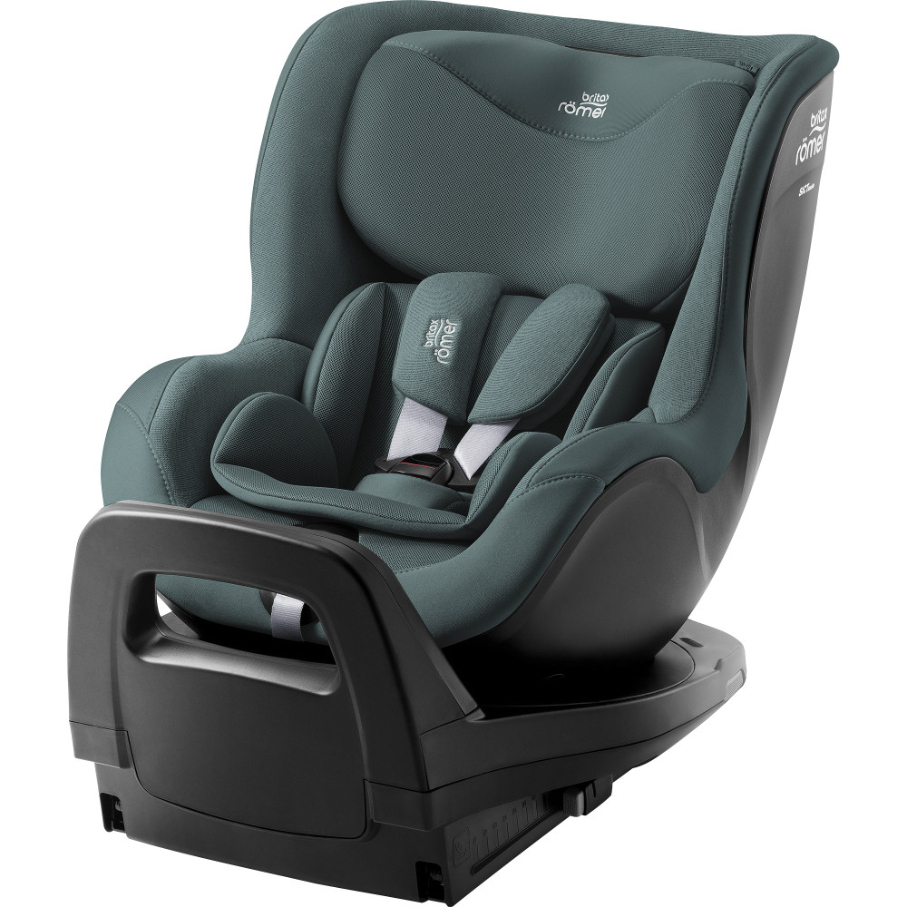 Britax Romer Dualfix PRO M - obrotowy fotelik samochodowy (3m - 4lat / 61 - 105cm), montaż tyłem lub przodem do kierunku jazdy, ISOFIX z podpórką, ochrona boczna • Style Balsam