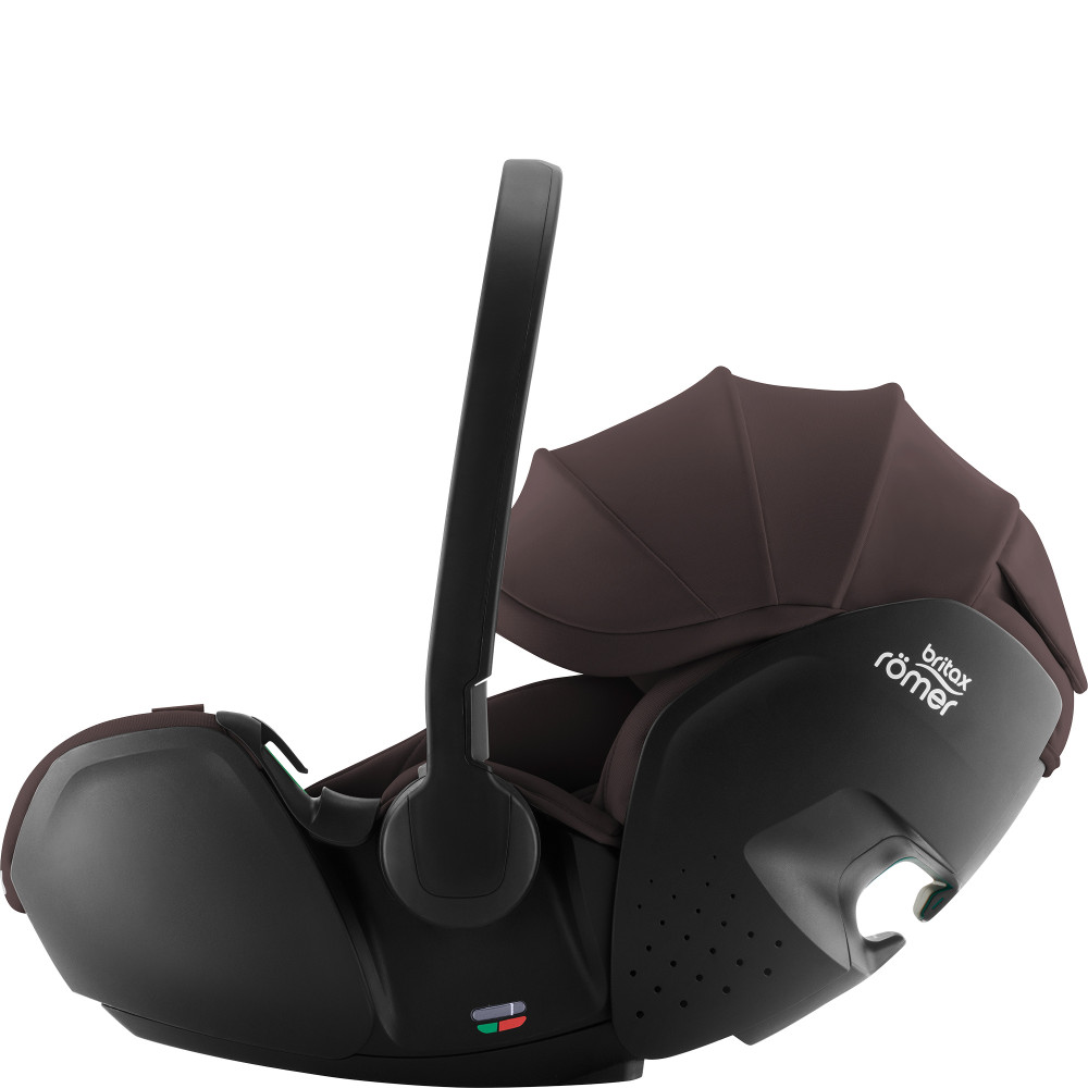Britax Romer Baby-Safe Pro - rozkładany, obrotowy fotelik samochodowy, nosidełko (0 - 15m / 40 - 85cm) • LUX Chocolate
