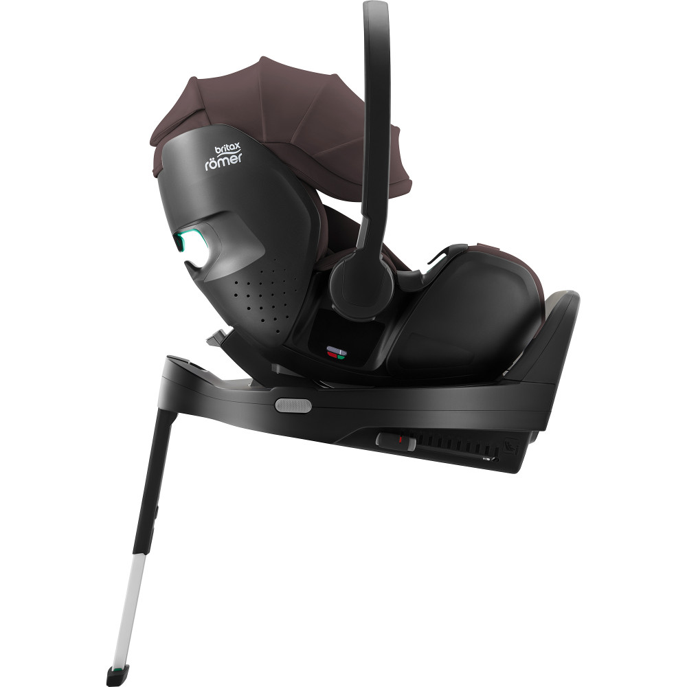 Britax Romer Baby-Safe Pro - rozkładany, obrotowy fotelik samochodowy, nosidełko (0 - 15m / 40 - 85cm) z bazą Vario Base • LUX Chocolate