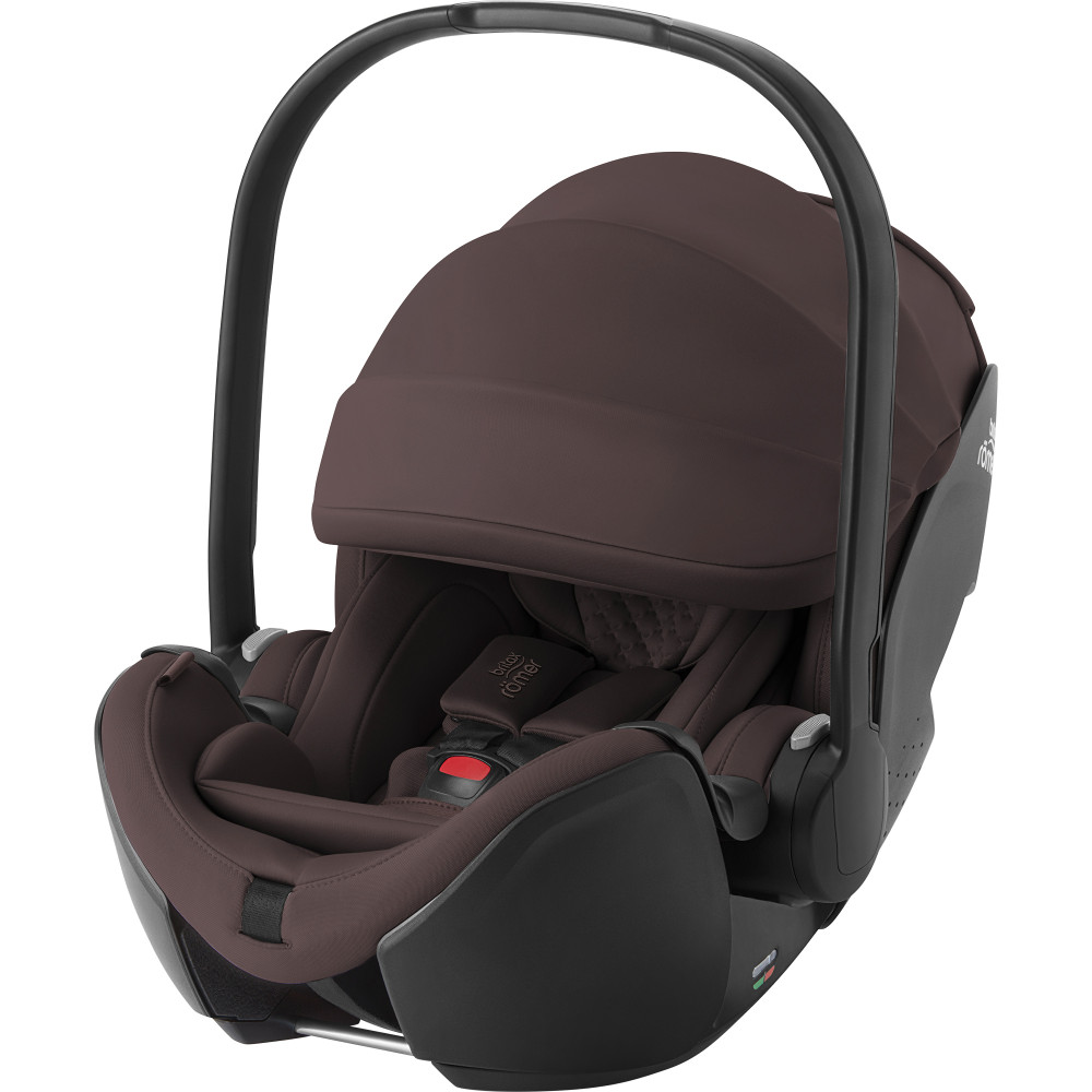Britax Romer Baby-Safe Pro - rozkładany, obrotowy fotelik samochodowy, nosidełko (0 - 15m / 40 - 85cm) z bazą Vario Base • LUX Chocolate