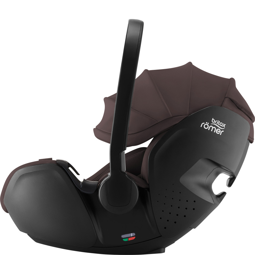 Britax Romer Baby-Safe Pro - rozkładany, obrotowy fotelik samochodowy, nosidełko (0 - 15m / 40 - 85cm) z bazą Vario Base • LUX Chocolate