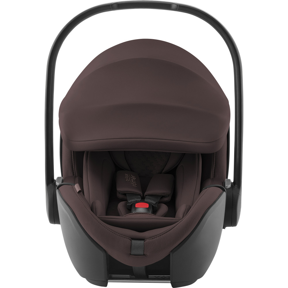 Britax Romer Baby-Safe Pro - rozkładany, obrotowy fotelik samochodowy, nosidełko (0 - 15m / 40 - 85cm) z bazą Vario Base • LUX Chocolate