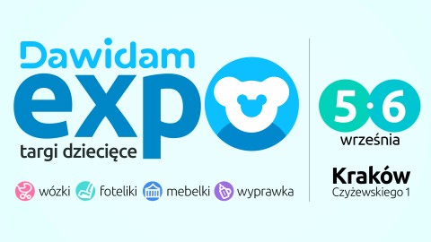 Dawidam EXPO - targi dziecięce • Kraków, Czyżewskiego 1 • 5-6 września 2025
