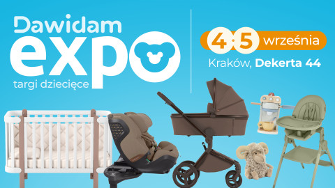 Dawidam EXPO - targi dziecięce • Kraków, Jana Dekerta 44 • 4-5 września 2026