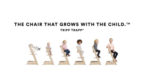 Stokke Tripp Trapp - krzesełko do karmienia • Black