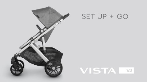 UPPAbaby Vista V2 - wózek wielofunkcyjny 2w1 z opcją rok po roku i dla bliźniąt • Gregory
