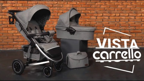 Carrello Vista Air CRL-5511 - wózek spacerowy/ spacerówka na każdy teren • Olive Green