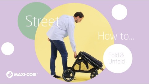 Maxi Cosi Street Plus - wózek wielofunkcyjny 2w1 • Essential Graphite