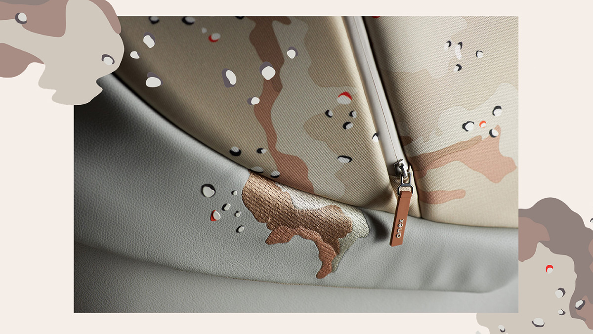 Unikalne camo Anex m/type Desert Hide