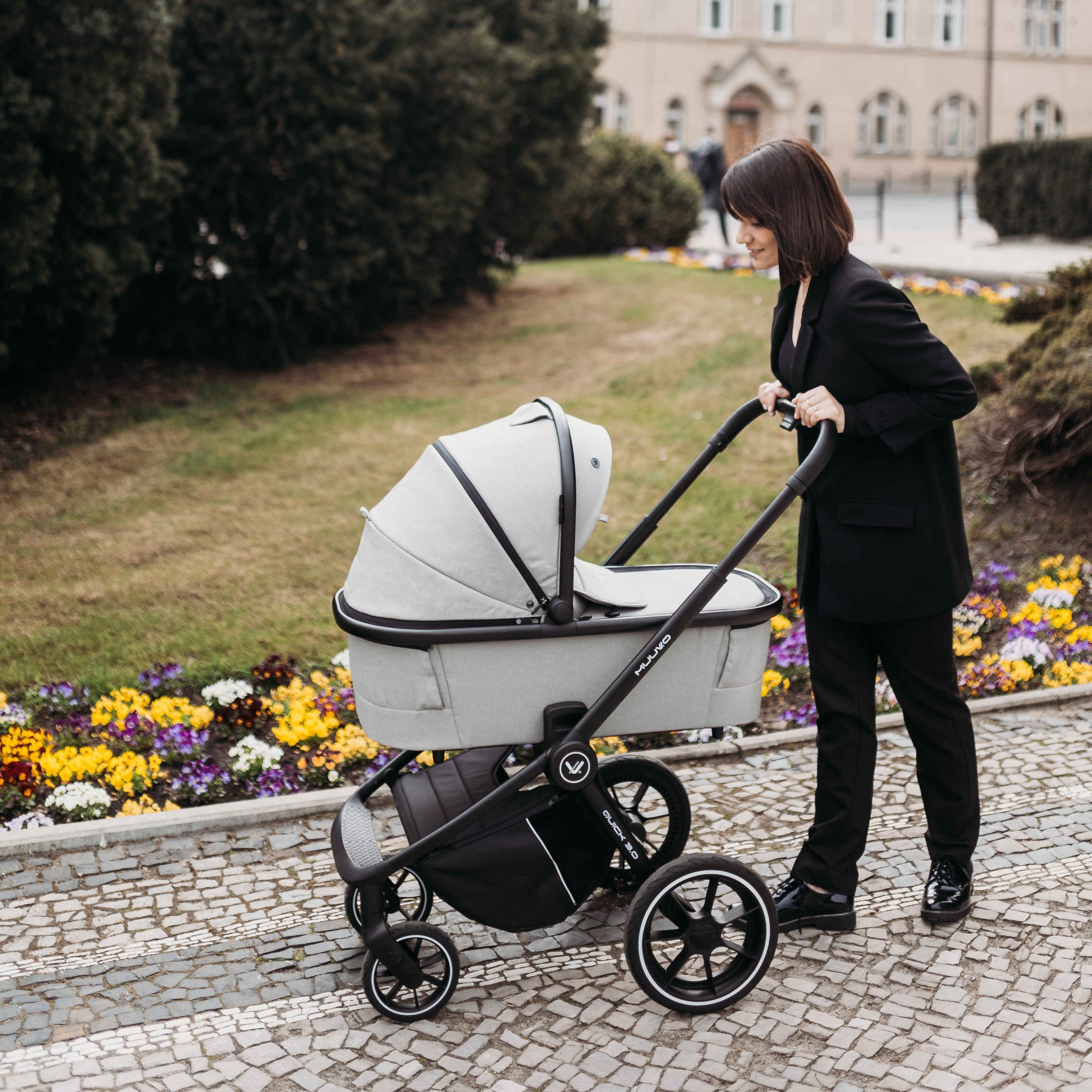 Muuvo Quick 3.0 Gondola Standard wózek dziecięcy z tkanina