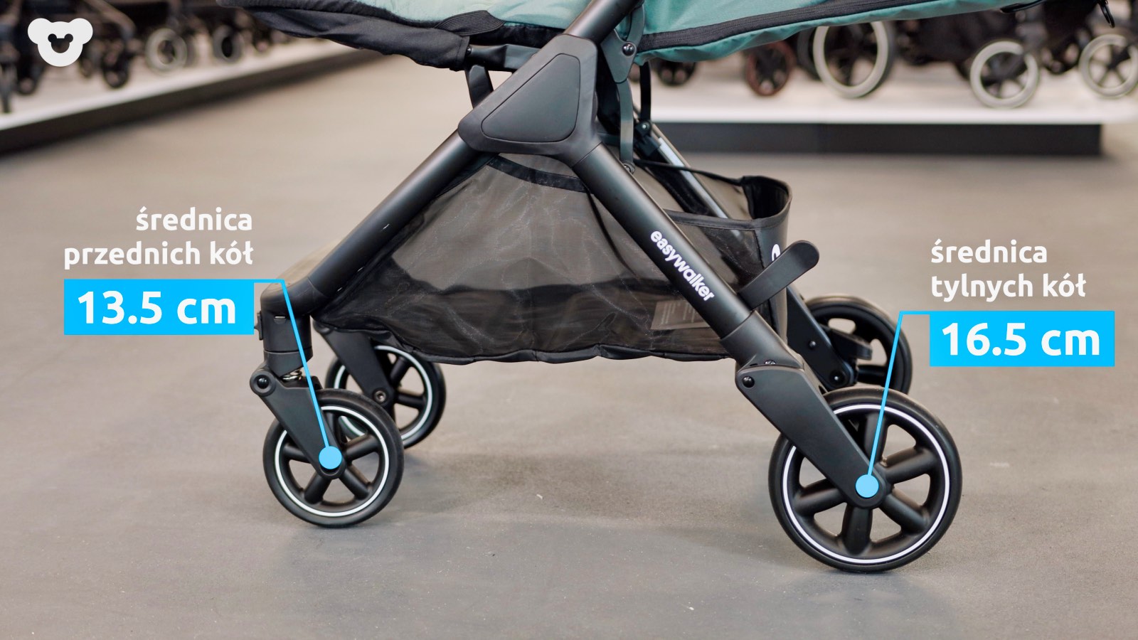 Koła wózek spacerowy Easywalker Jackey