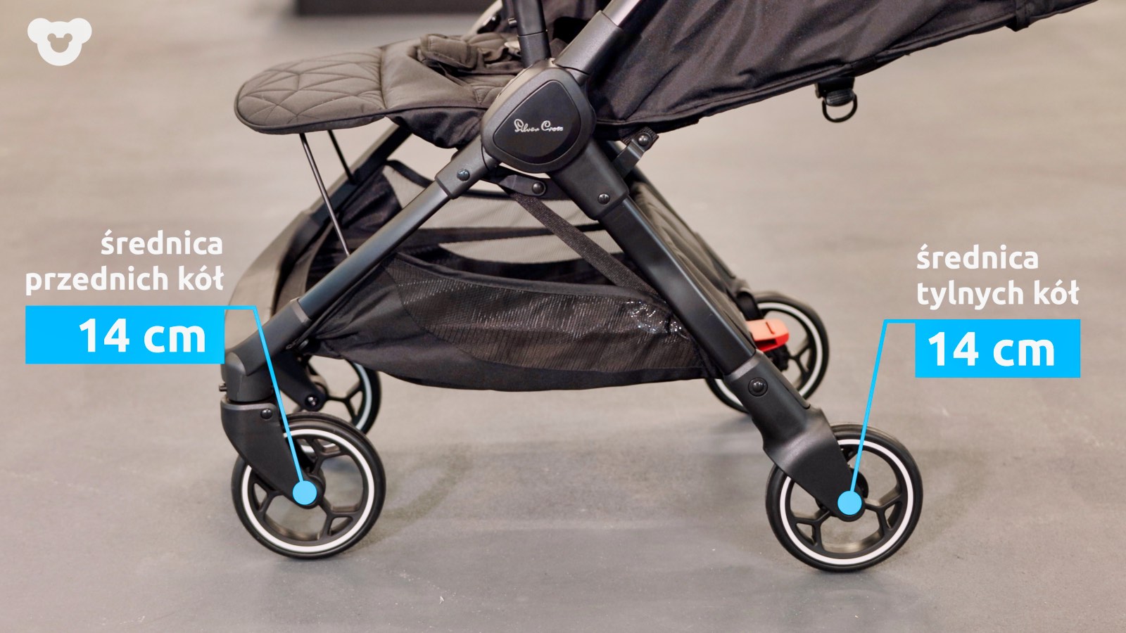 Koła wózek spacerowy Silver Cross Clic