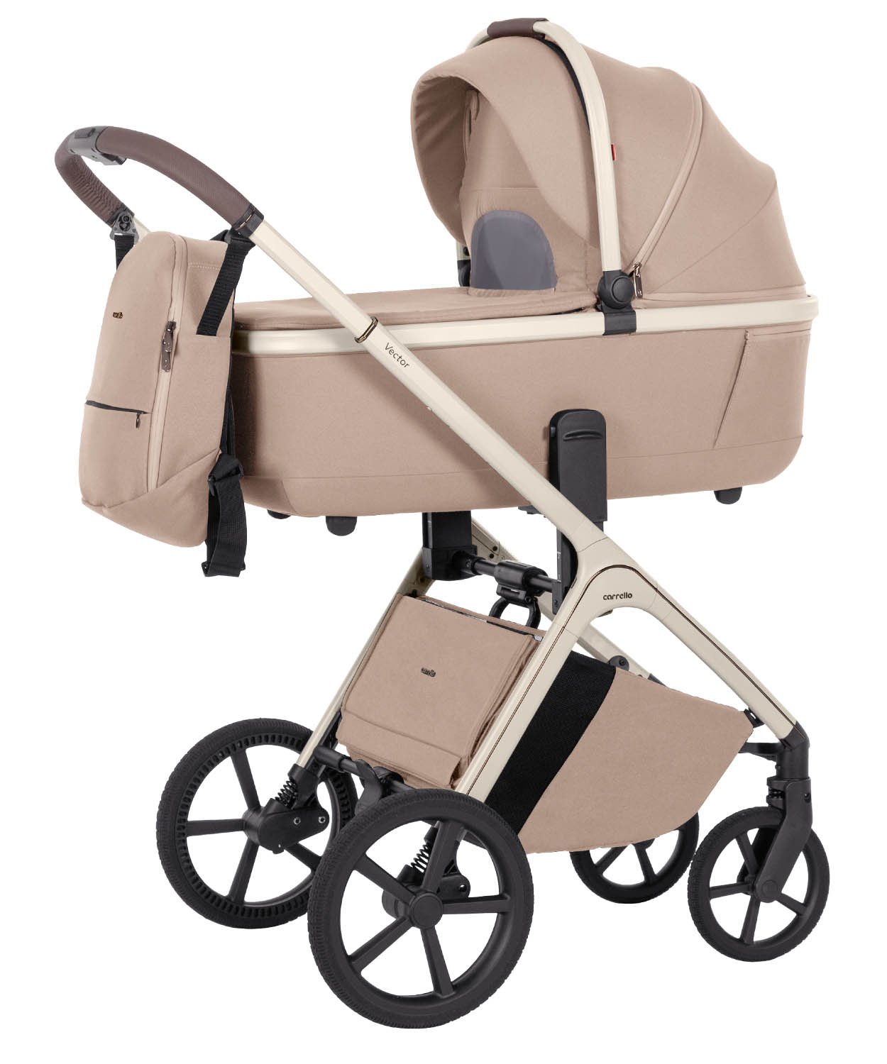 Carrello Vector легка дитяча коляска 2в1 Walnut Beige купити в