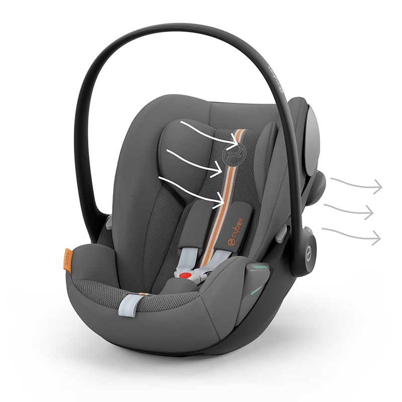  Cybex Cloud G i-Size rozkładany fotelik samochodowy dla niemowląt, nosidełko 40 - 87 cm 