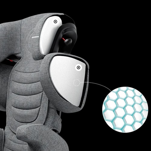 Technologia Honey Comb 2 Kiddy Cruiserfix 3 fotelik samochodowy