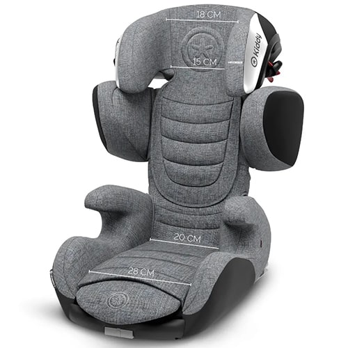 Wysokiej klasy, jakościowe materiały Kiddy Cruiserfix 3 fotelik samochodowy