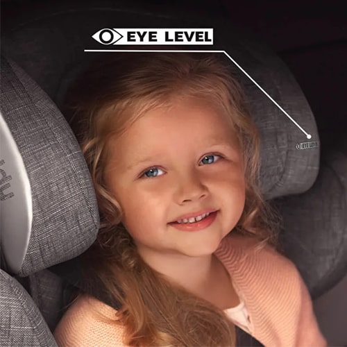 Dostosowuje się do wzrostu i wieku dziecka Kiddy Guardianfix 3 fotelik samochodowy