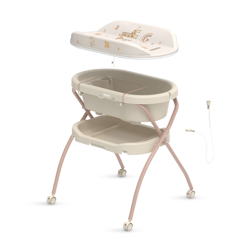 wanienka dla dzieci stelażem i przewijakiem 2w1 Neno Breza