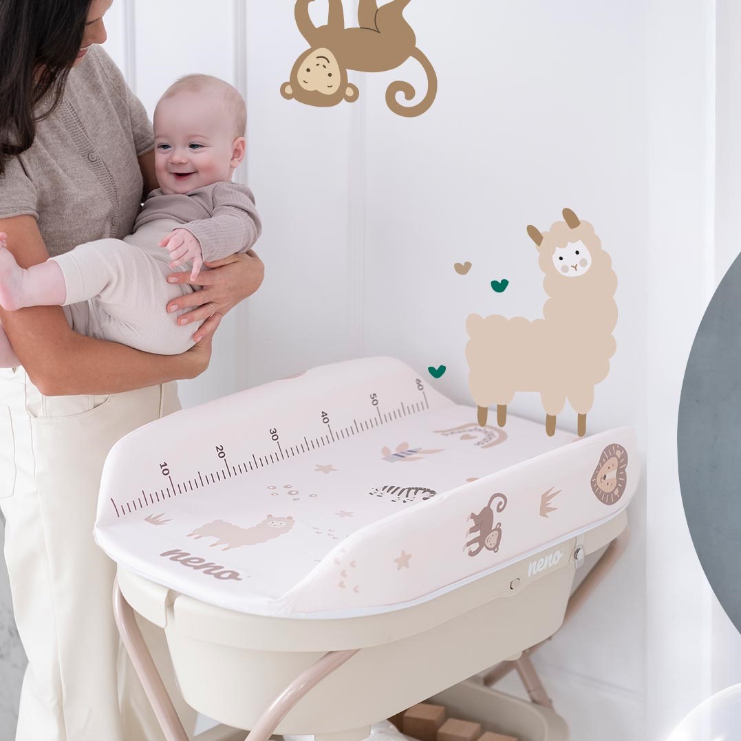 wanienka dla dzieci stelażem i przewijakiem 2w1 Neno Breza