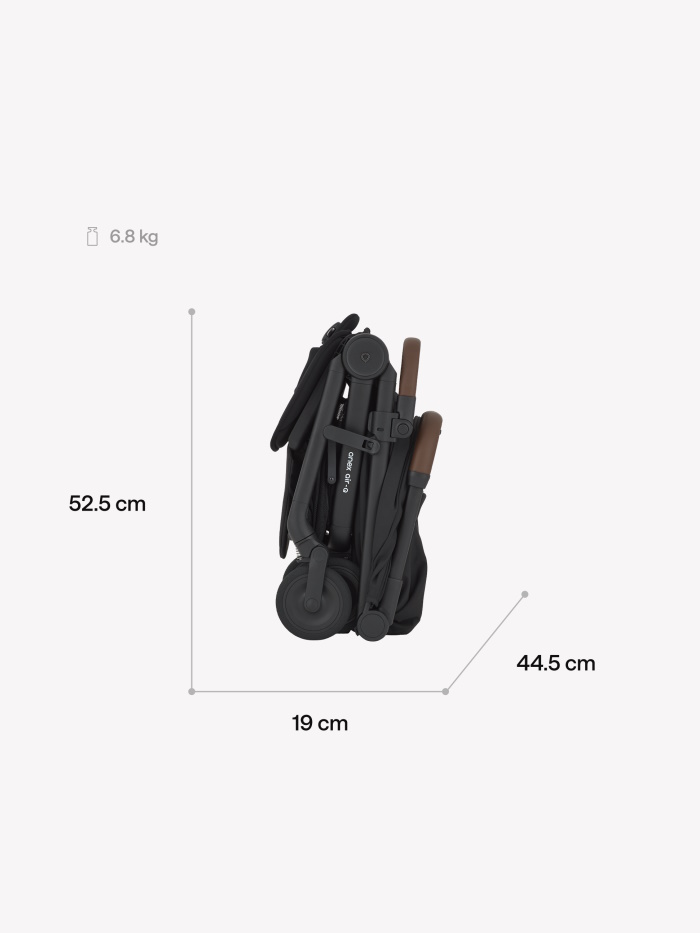 Розміри Anex Air-Q прогулянкова коляска