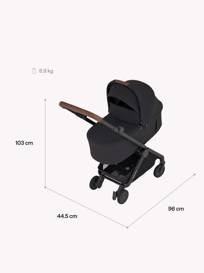 Wymiary Anex Air-Q wózek z gondolą