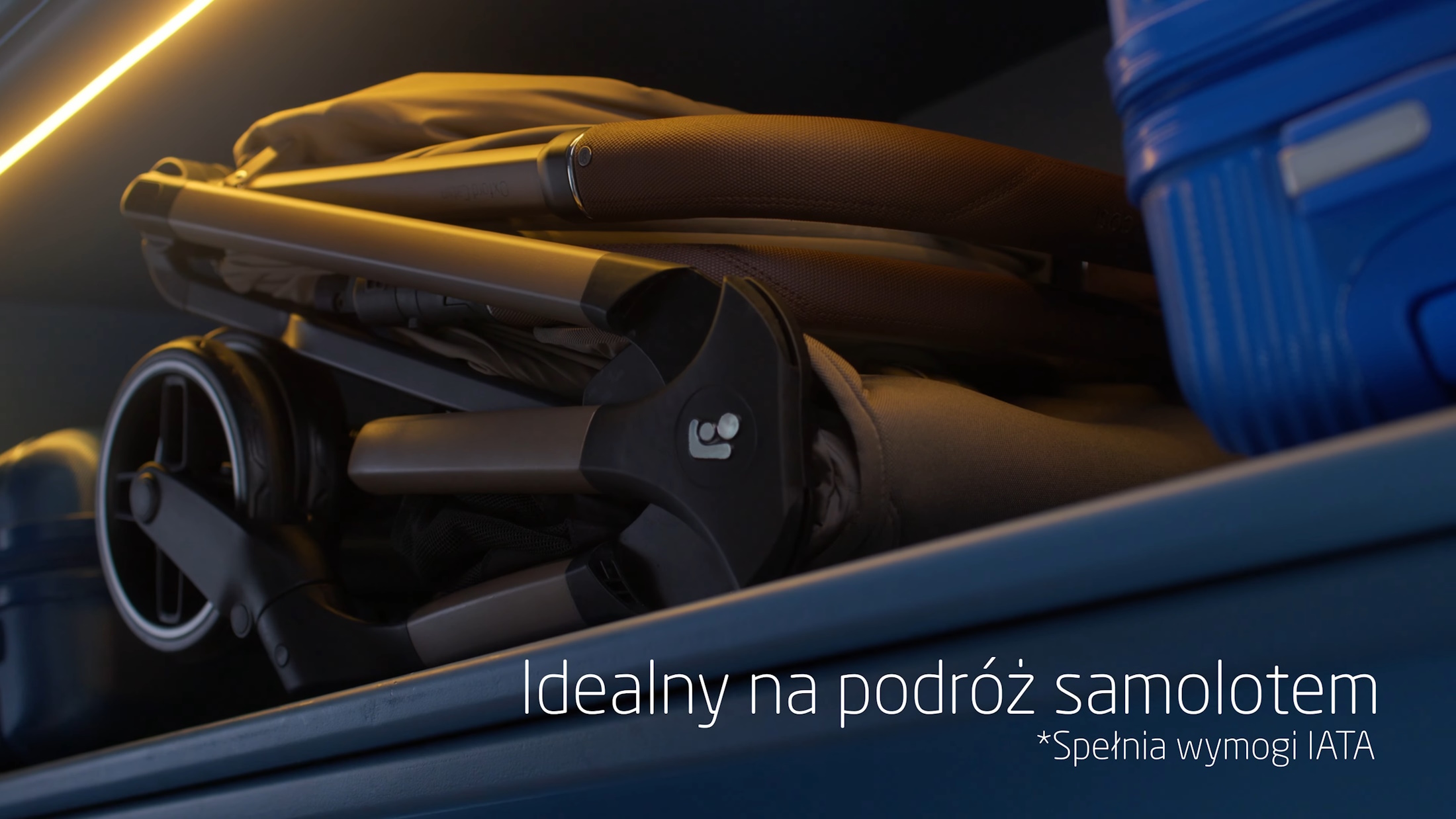 lekki wózek spacerowy podróżny, spacerówka do samolotu Maxi Cosi Oxford Cabin