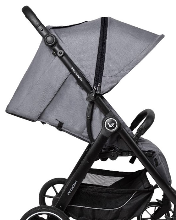 Rozbudowana regulacja Muuvo Roox wózek spacerowy