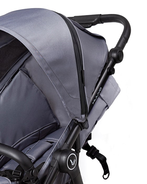 Regulowana wysokość rączki Muuvo Roox wózek spacerowy