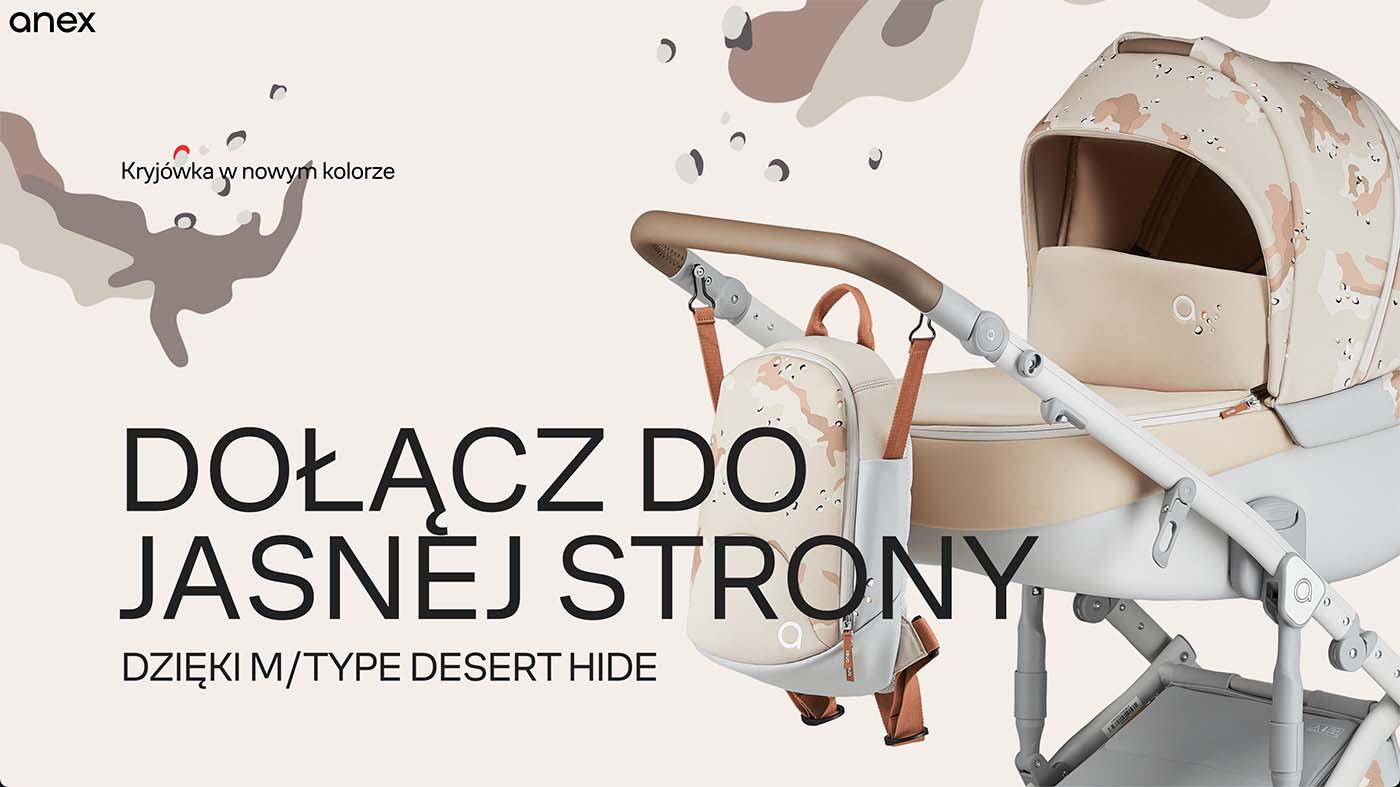  Anex m/type Desert hide edycja specjalna wózek 2w1 