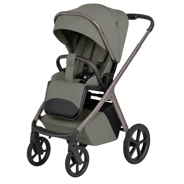 Miękka i płynna jazda, Carrello Vector CRL-6553 - uniwersalny wózek dziecięcy 2w1 z głęboką gondolą i regulacją wysokości gondoli bez adapterów • Walnut Beige