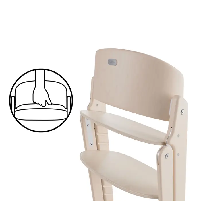 Łatwe w przenoszeniu, Cybex Click & Fold 4-in-1 - składane krzesełko z drewna bukowego z Baby Setem, tacką i bujaczkiem Gold Bouncer Nest, od urodzenia, zestaw 4 w 1 • Stone Blue