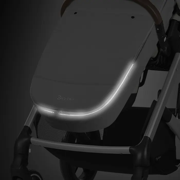 Odblaskowa lamówka, Cybex Śpiworek Gold - ciepły śpiworek do wózków Cybex Gold z polarową podszewką, wodoodporny, TOG 5, od 6 miesięcy do 3 lat • Black